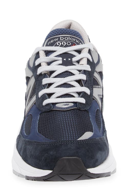New Balance 990v6 Core Running Shoe In Navy/navy