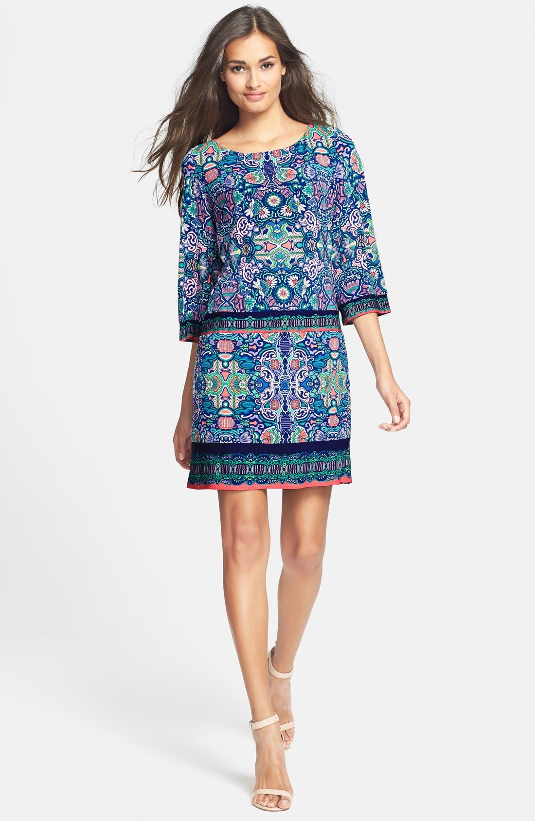 Laundry by Shelli Segal Print Jersey Shift Dress Nordstrom
