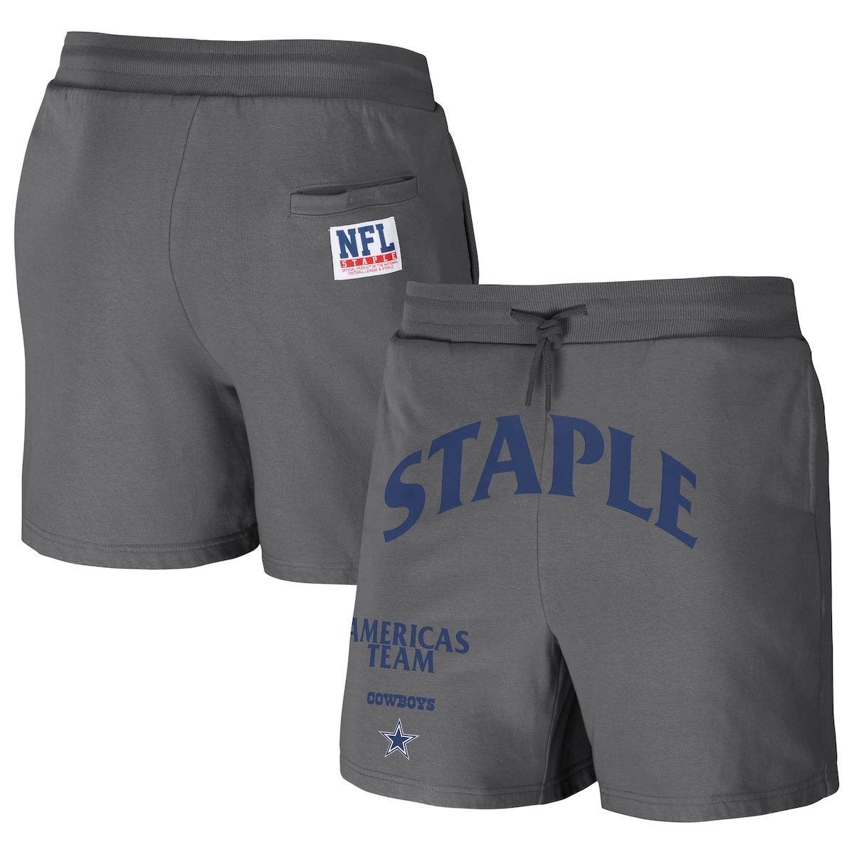 STAPLE Men's NFL x Staple Gray Dallas Cowboys Throwback Vintage Wash