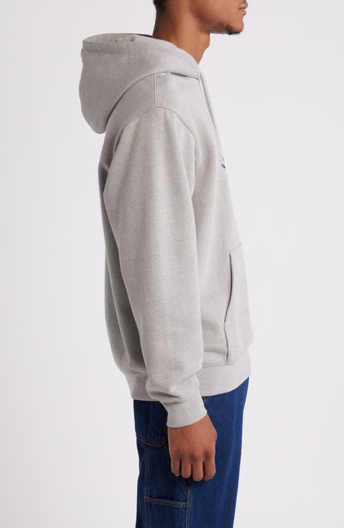 Shop Vans Fish Loose Fleece Pullover Hoodie In Cement Heather