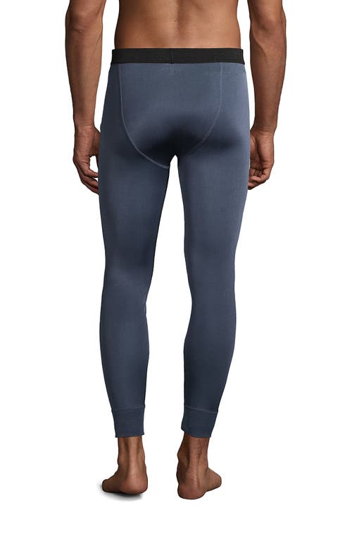 Shop Lands' End Silk Long Underwear Pants In Shale