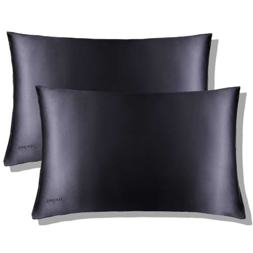 Drowsy Sleep Co . Queen Silk Pillowcase In Moonlight Shadow