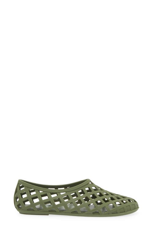 Shop Jeffrey Campbell Jellz Slip-on In Olive Matte