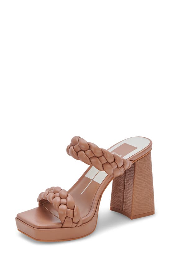 Dolce Vita Women's Ashby Braided Two-band Platform Sandals Women's Shoes In Multi