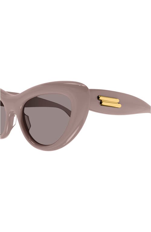 Shop Bottega Veneta 53mm Cat Eye Sunglasses In Pink