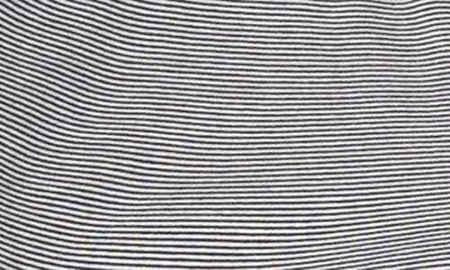 Angel Maternity Tapered Casual Maternity Pants In Fine Navy/white Stripes