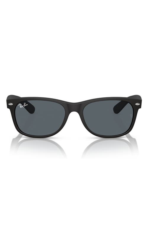 Ray-Ban New Wayfarer 55mm Rectangular Sunglasses in Black Blue at Nordstrom