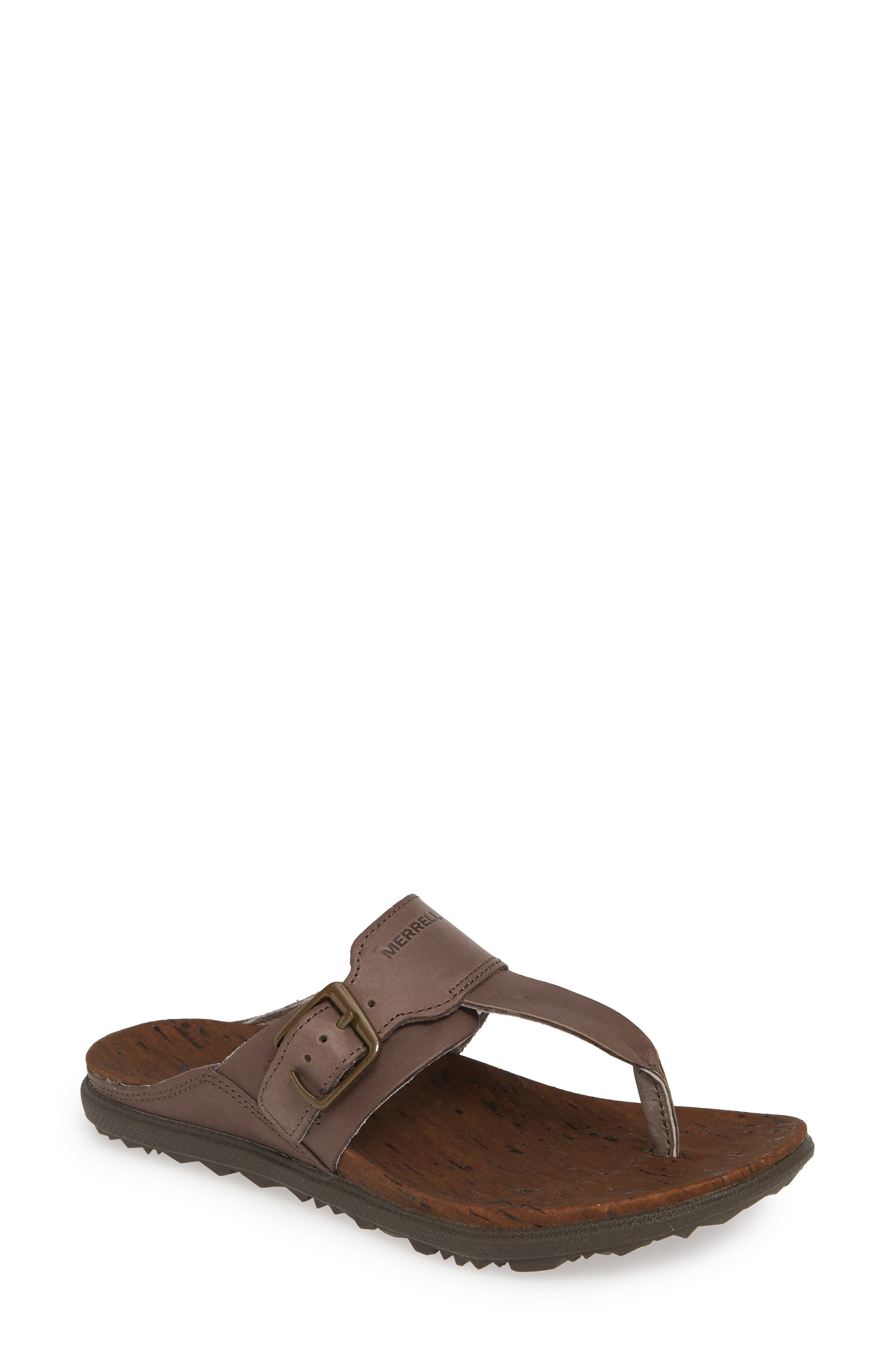 Merrell Around Town Flip Flop, Grey