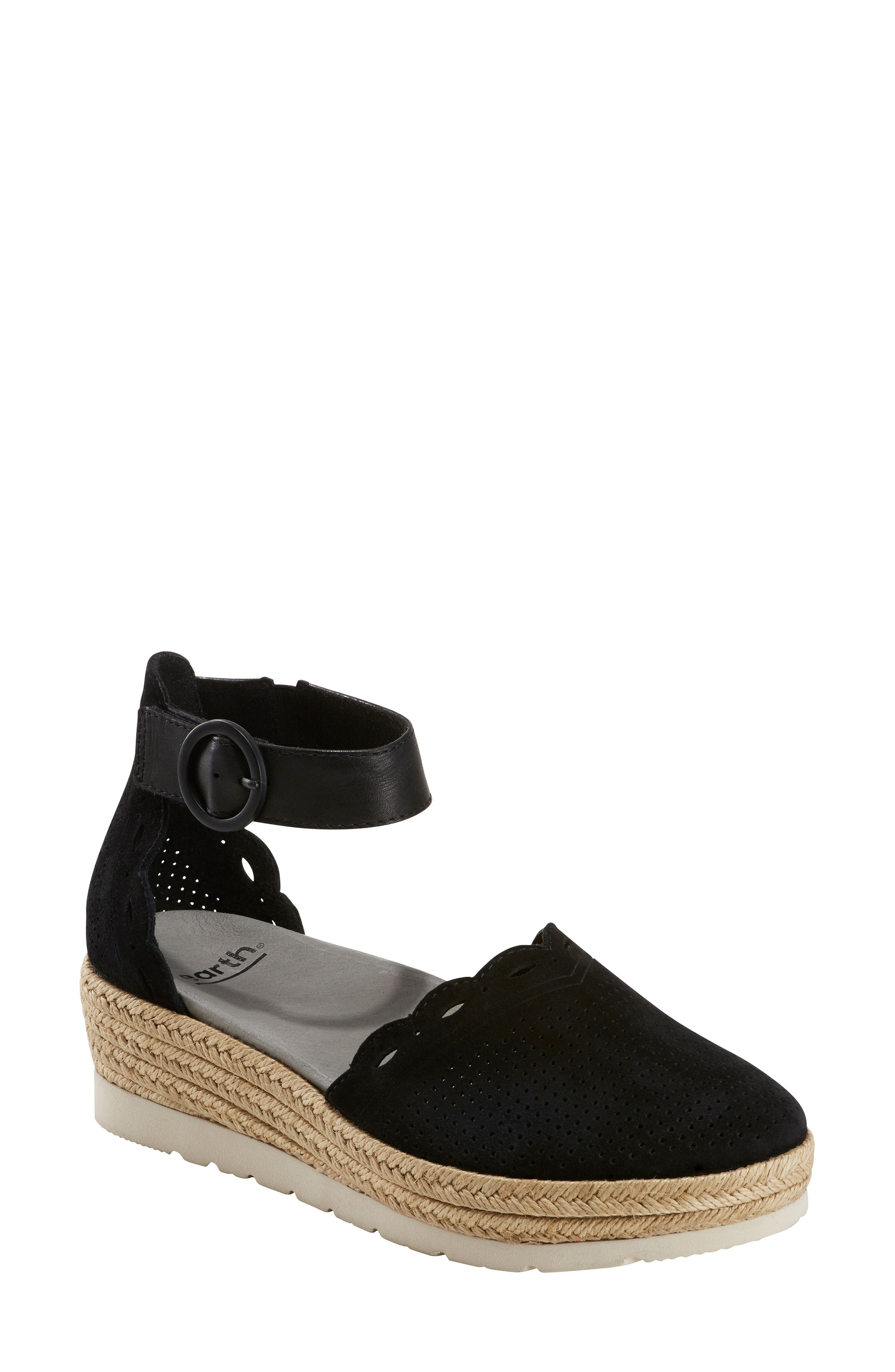 earth yarrow espadrille wedge