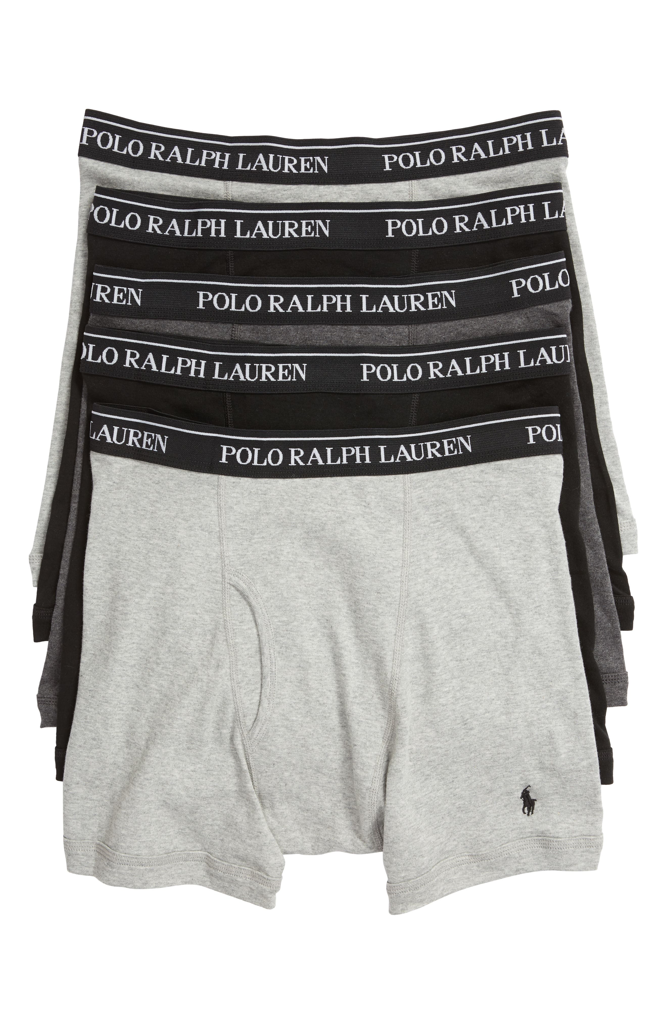 Polo Ralph Lauren 2 Pack Trunks in Black for Men Mens Clothing Underwear Boxers 