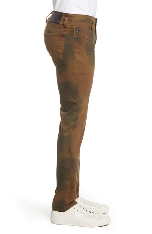 Ag Dylan Extra Slim Jeans In Watercolor Camo Dried Grass