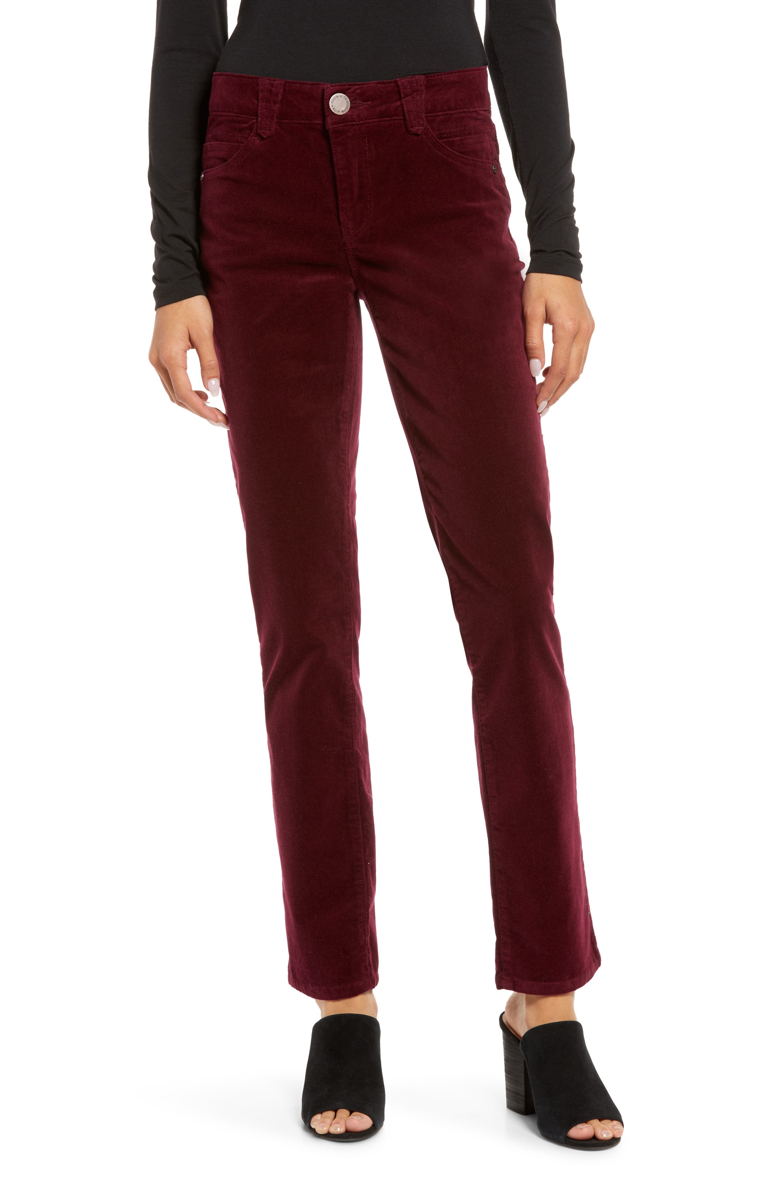 Women's Corduroy Straight-Leg Pants 