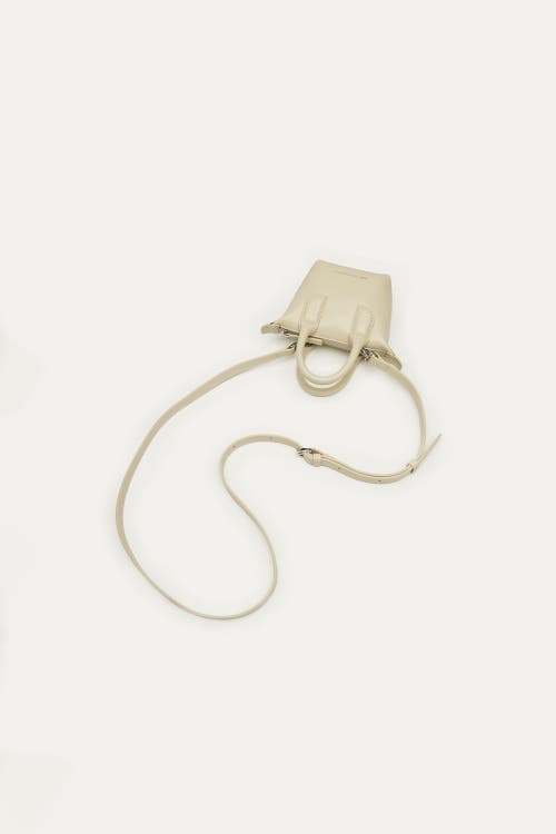 Want Les Essentiels De La Vie Want Les Essentiels Micro O'hare Smooth Leather Crossbody Bag In Butter