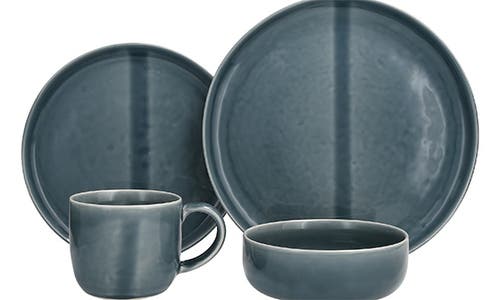 Shop Fortessa Svelte 16-piece Dinnerware Set In Blue