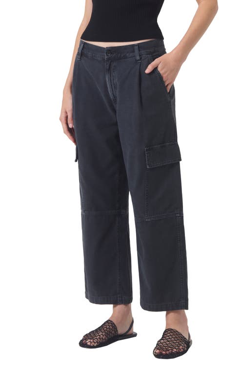 Agolde Jericho High Waist Ankle Wide Leg Jeans In Vulture