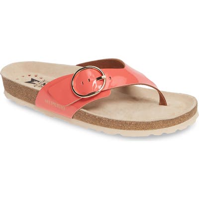 Mephisto Natalina Slide Flip Flop, Coral