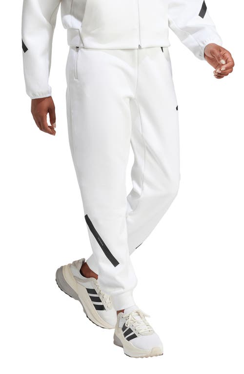 Shop Adidas Originals Adidas Z.n.e. Primeknit Training Joggers In White