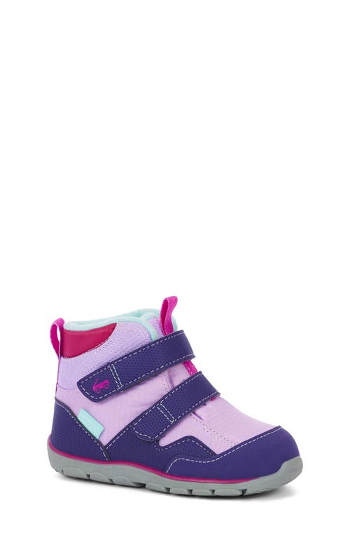 See Kai Run Atlas III Waterproof Bootie in Purple 