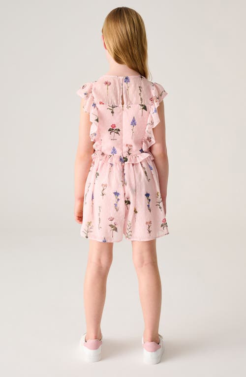 Ted Baker Baker By Kids' Dobby Romper In Pink