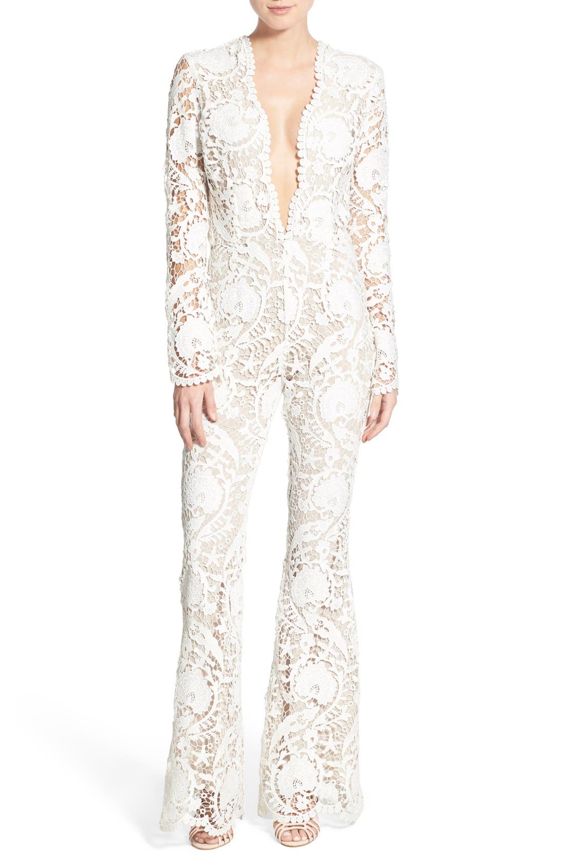 stone cold fox white jumpsuit