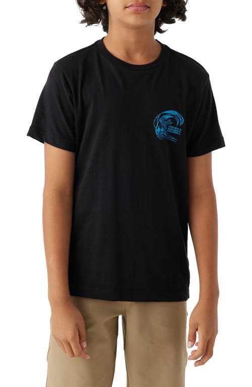 O'Neill Kids' Exposure Cotton Graphic T-Shirt in Black at Nordstrom, Size Xl