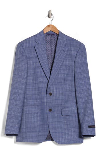 Ted Baker London Jarrow Stripe Wool Sport Coat In Blue