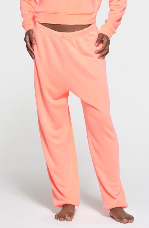 Chase Sport French Terry Joggers in Neon Orange