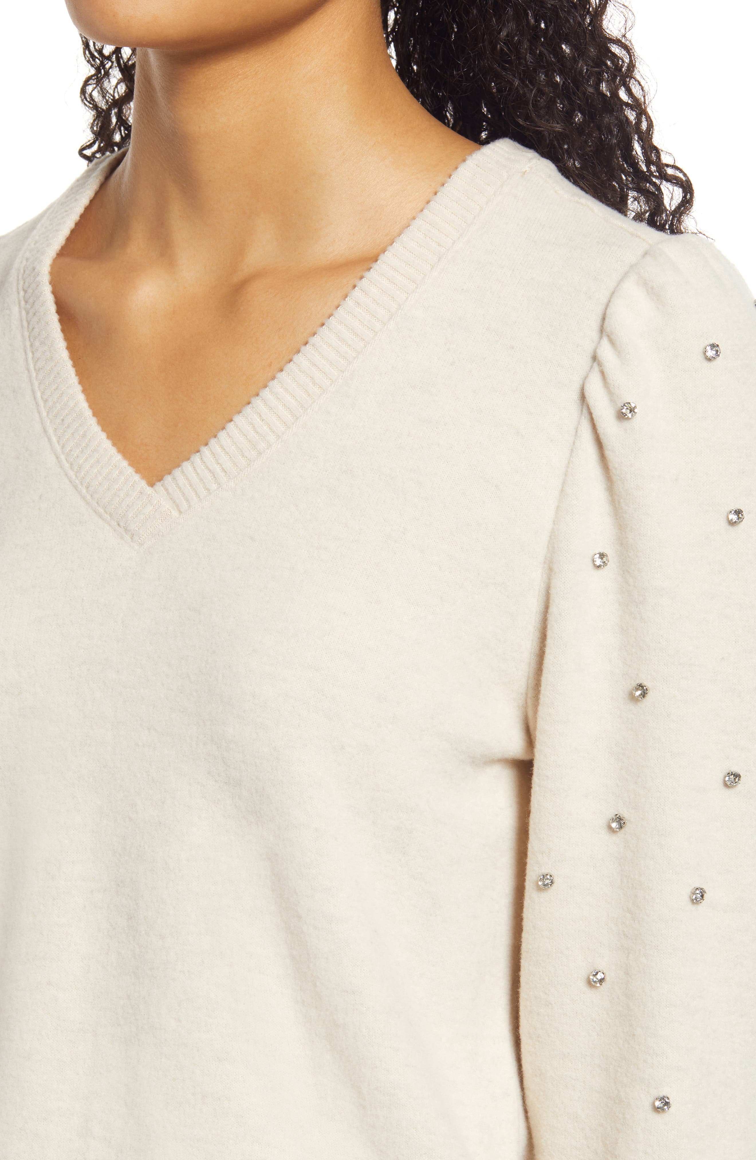 rhinestone embellished sweaters