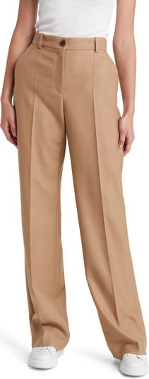 Straight-Leg Tech-Virgin Wool Cargo Trousers