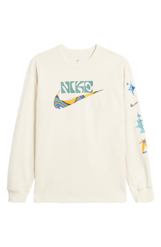 Shop Nike Max90 Long Sleeve Graphic T-shirt In Pure