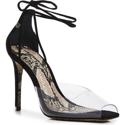 Schutz Melynda Clear Sandal, Black