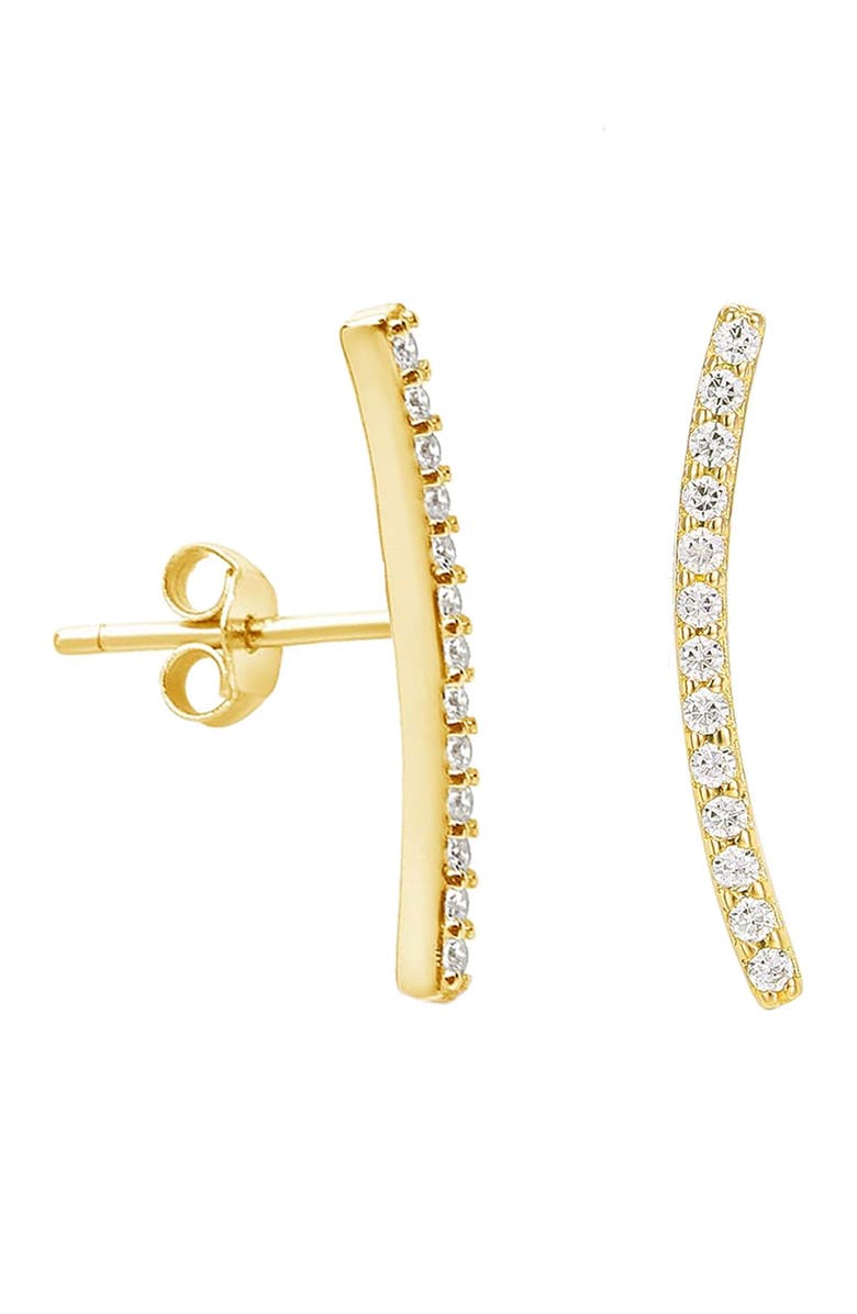 18k Gold Vermeil Cubic Zirconia Crescent Moon Stud Earrings Nordstromrack 18k Gold Vermeil Cubic Zirconia Crescent Moon Stud Earrings Nordstromrack