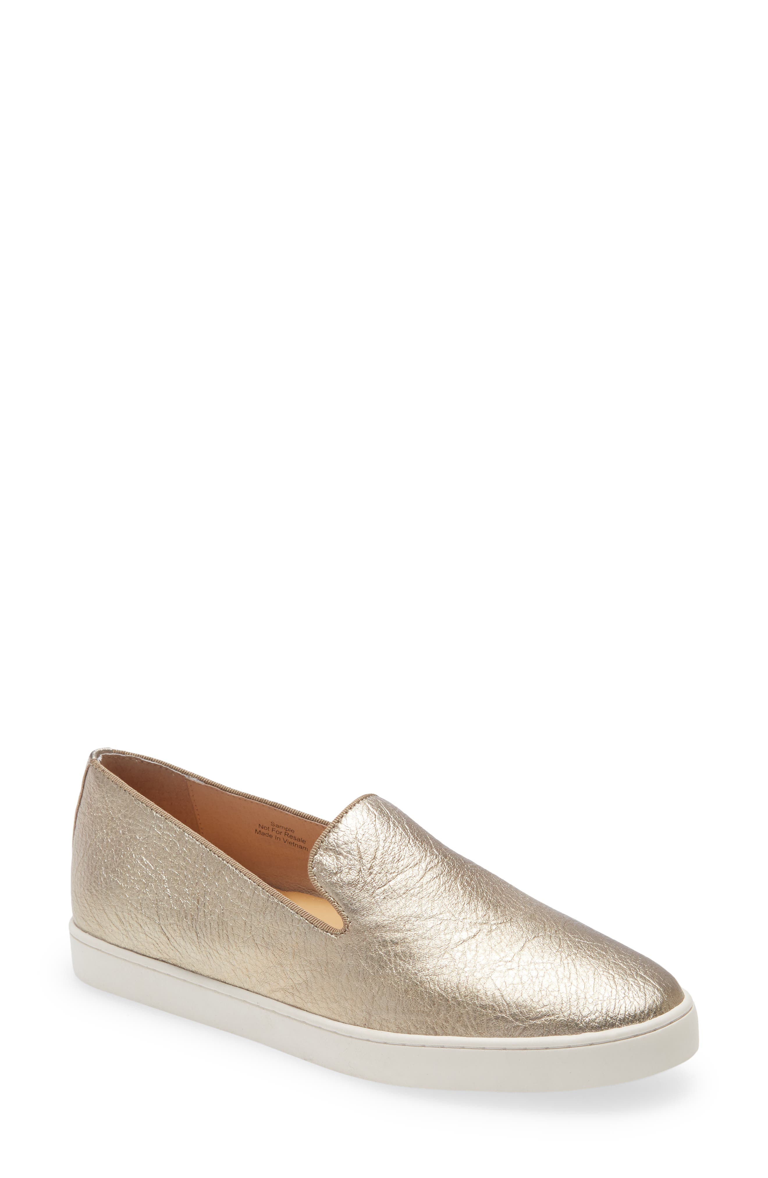 Metallic slip on shoes Clearance