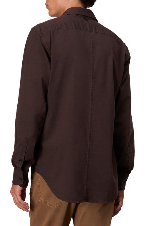 Rag & Bone Tomlin Cotton Dobby Button-up Shirt In Maroon