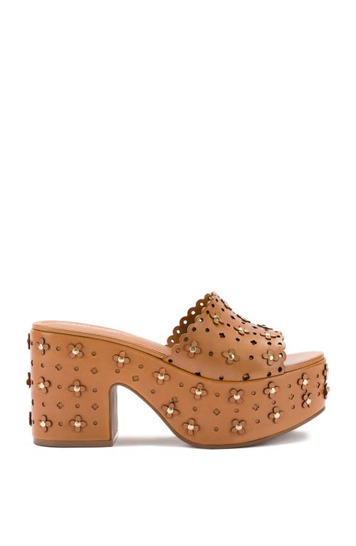 Shop Larroude Larroudé Miso Platform Sandal In Biscuit