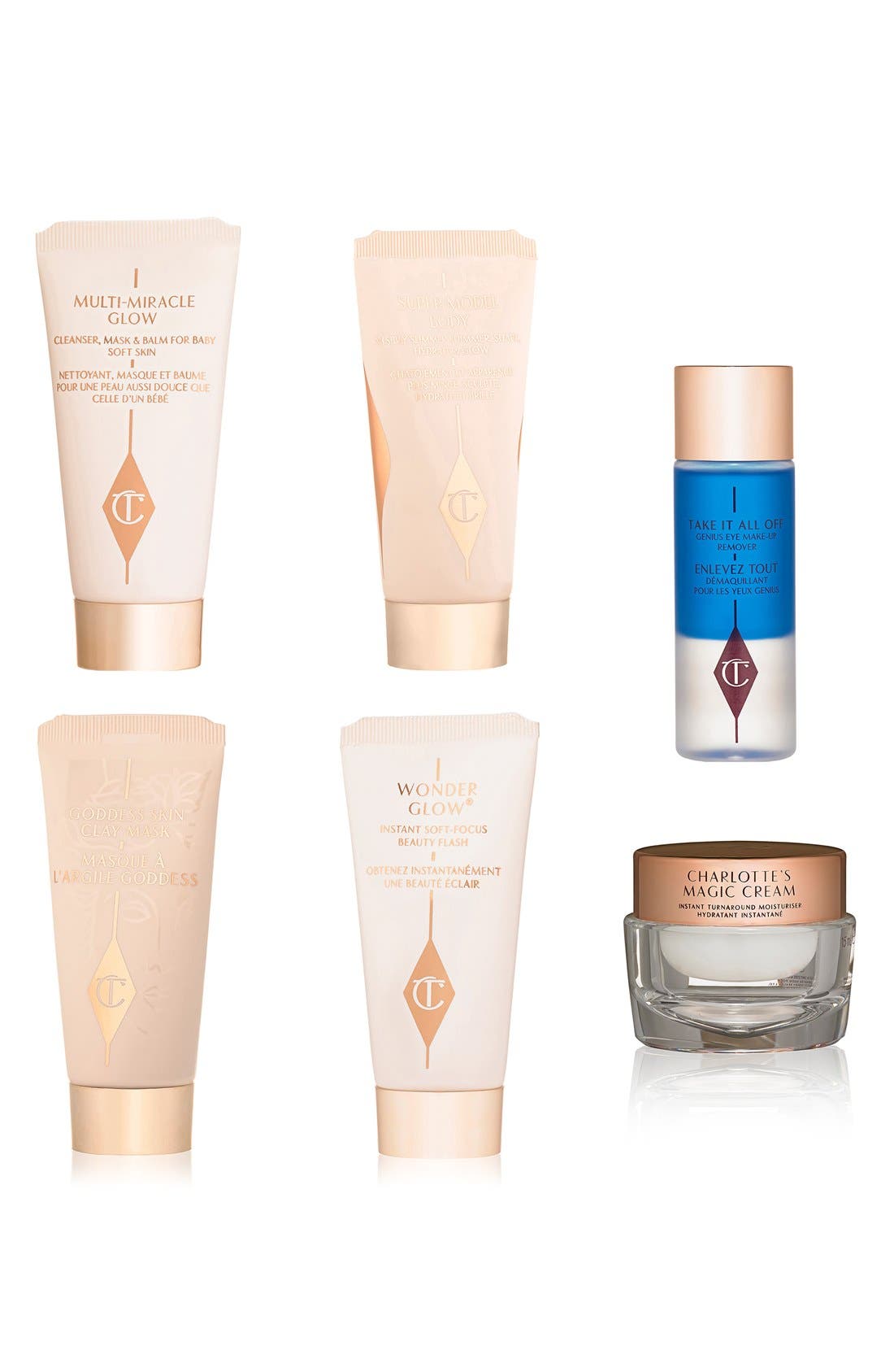 Charlotte Tilbury The Gift of Red Carpet Skin Travel Set (Limited