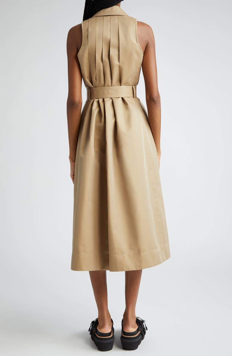 Sacai Sleeveless Gabardine Coat Dress Nordstrom