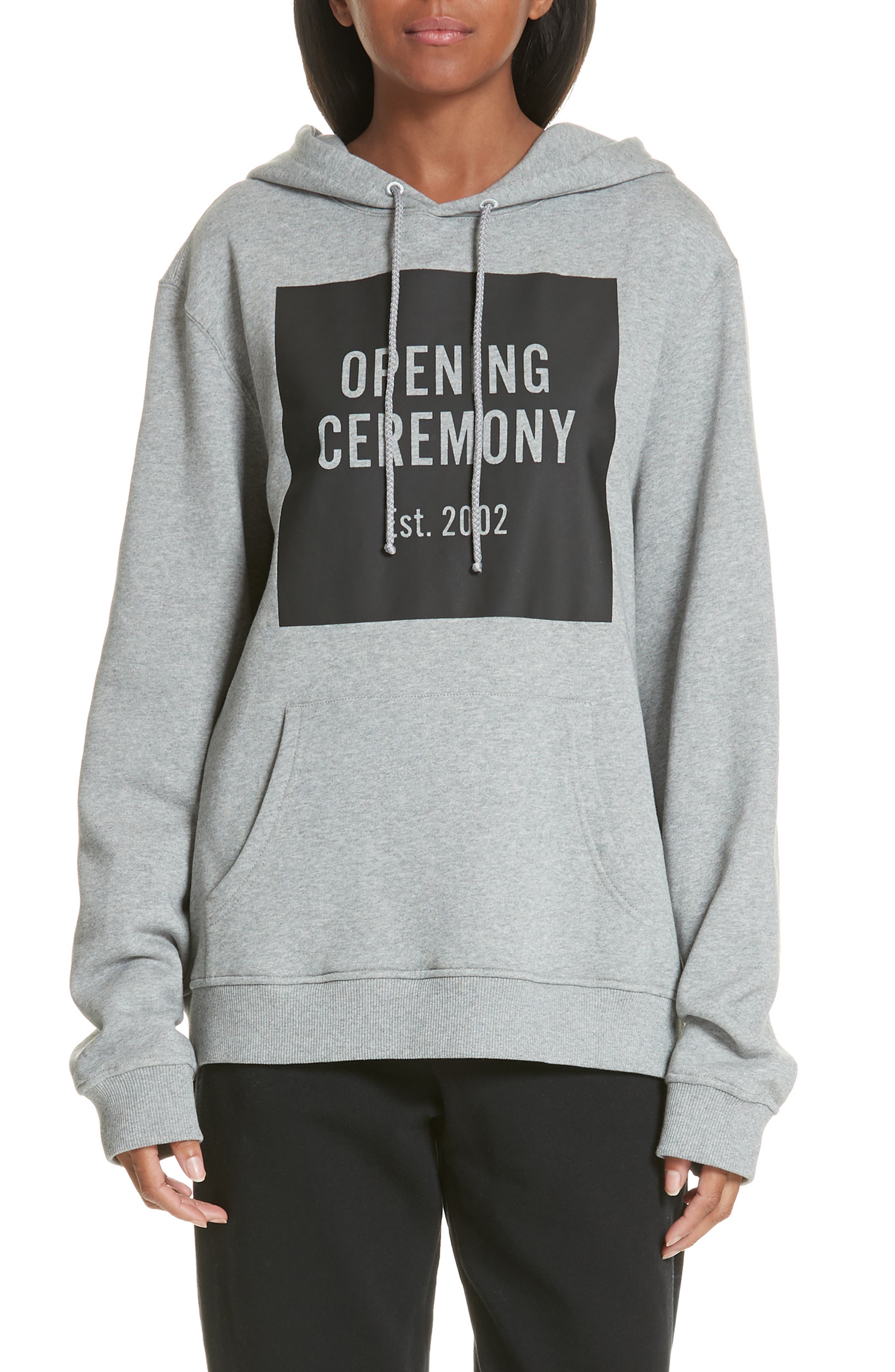 opening ceremony box logo hoodie