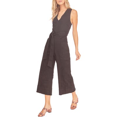 Astr The Label Daydream Sleeveless Jumpsuit, Black