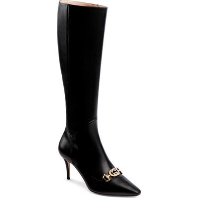 Gucci Zumi Knee High Boot, Black