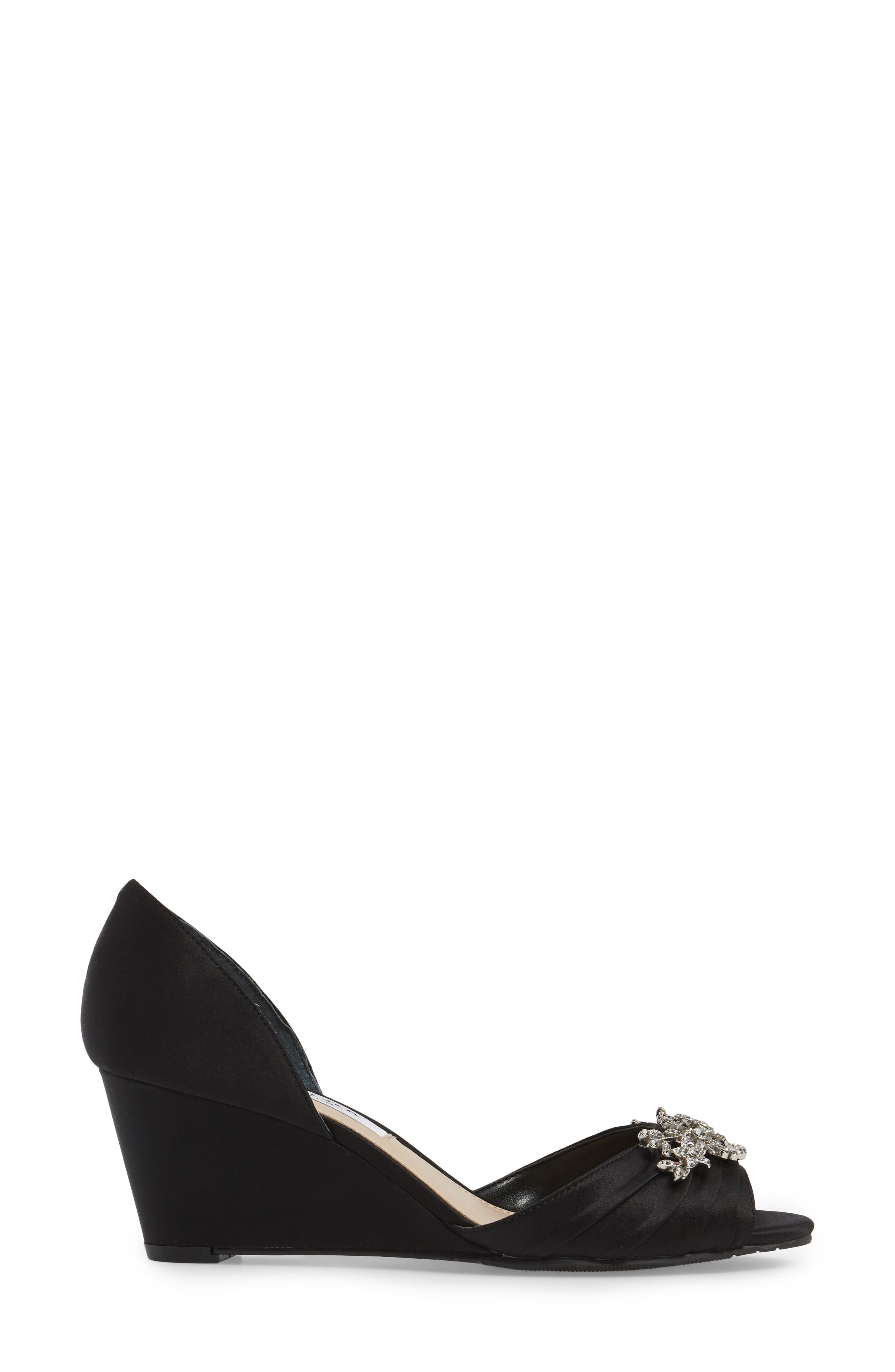 nina emiko embellished evening wedges