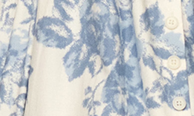 Shop Reformation Florrie Floral Cotton Midi Dress In Courtier