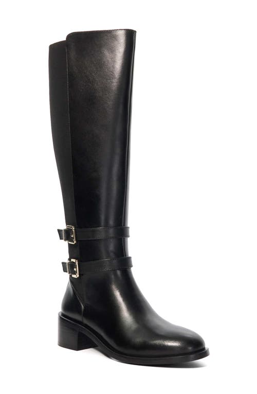 Dune London Tatter Knee High Boot In Black