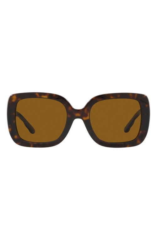 UPC 725125390484 product image for Tory Burch 54mm Polarized Square Sunglasses in Dk Tort at Nordstrom | upcitemdb.com