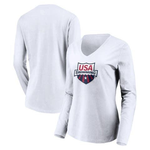Women's Fanatics Branded Red Washington Capitals Any Name & Number Playmaker V-Neck Long Sleeve T-Shirt Size: Medium