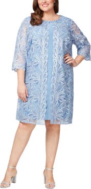 Alex Evenings Embroidered Mock Jacket Cocktail Dress Nordstrom