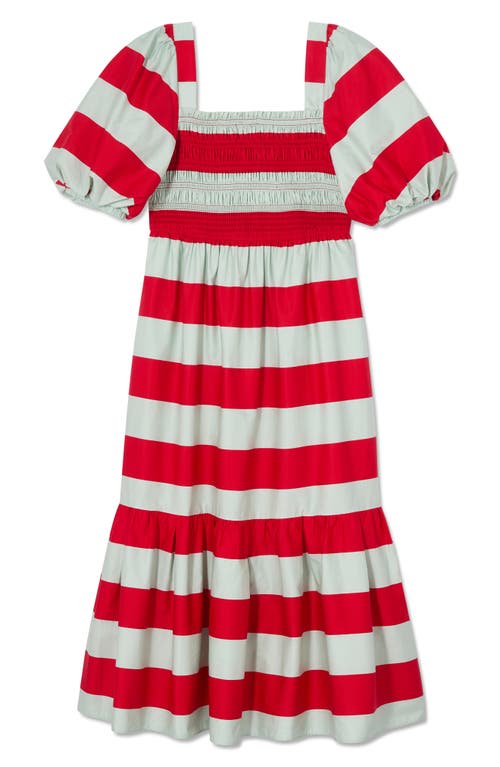 Shop Lk Bennett Ruby Bold Stripe Maxi Dress In Red Multi