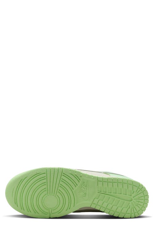 Shop Nike Dunk Low Next Nature Sea Glass Basketball Sneaker In Sea Glass/silver/vapor Green