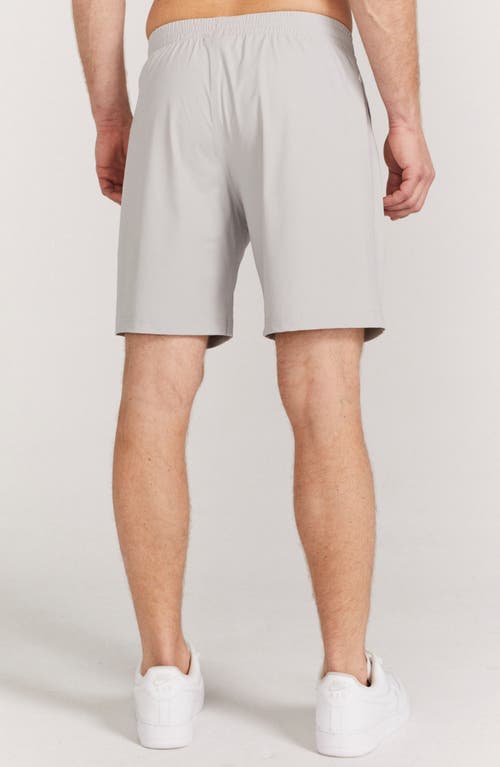 Shop Redvanly Byron Water Resistant Drawstring Shorts In Glacier Gray