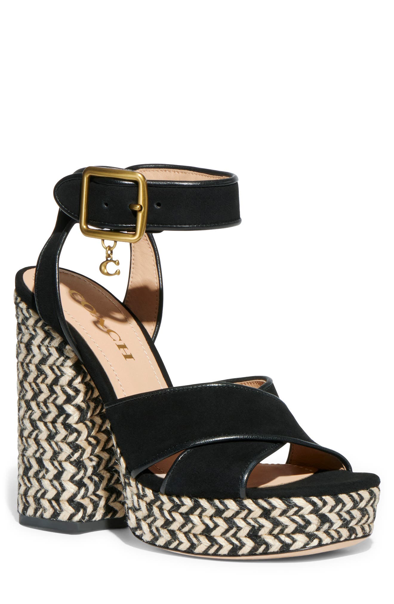 COACH Nelly Block Heel Platform Sandal (Women) Nordstrom